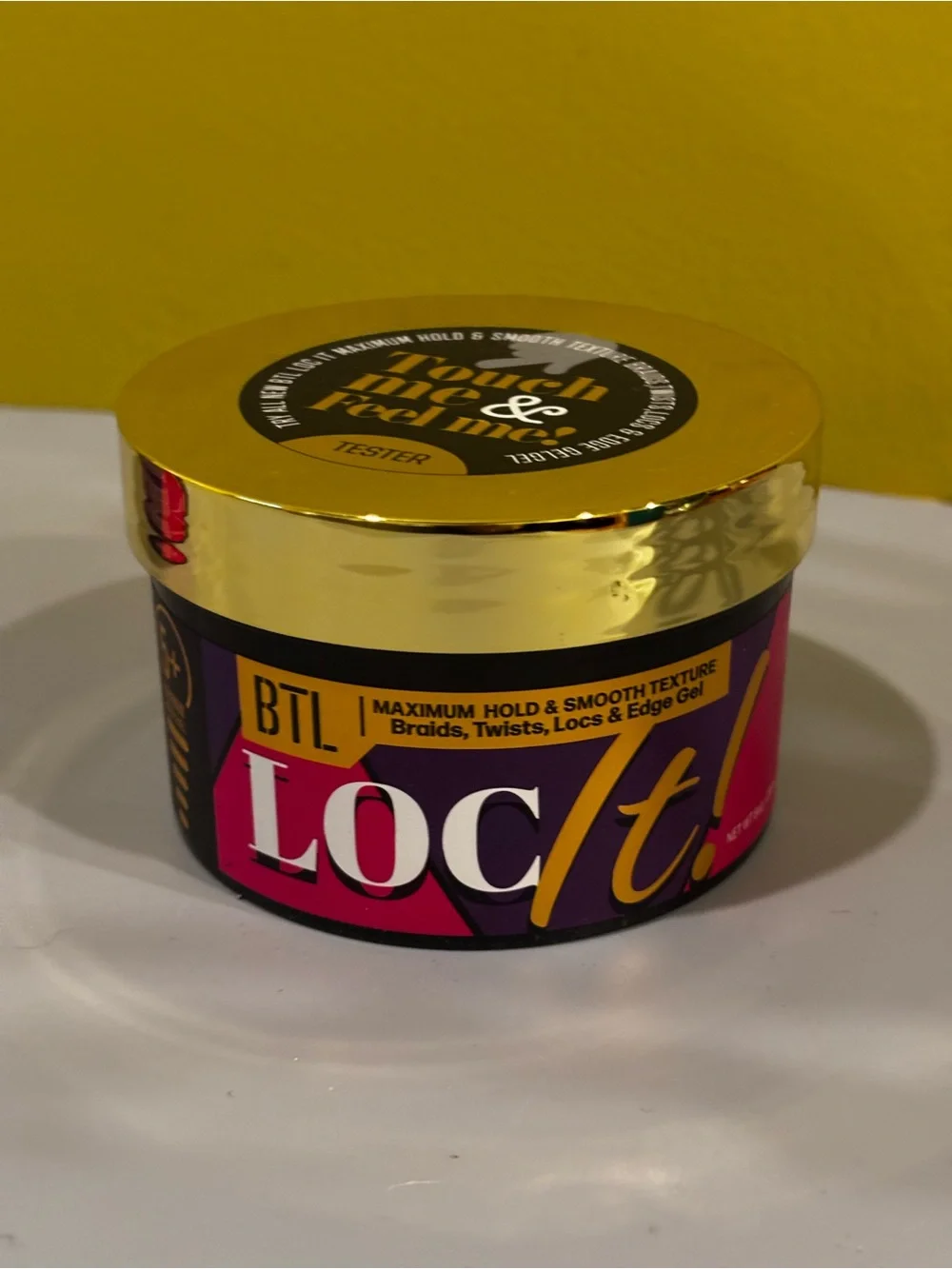 Loc/ti Maximum Hold & Smooth Texture Gel - Pink/Gold